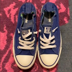 Royal blue Converse
